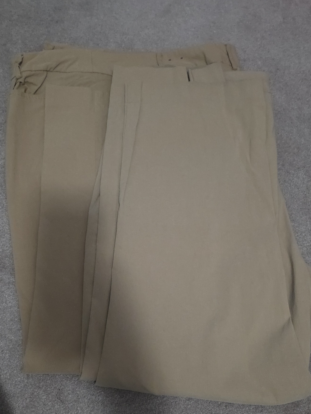 Lane Bryant Straight Leg Pants in Khaki Beige